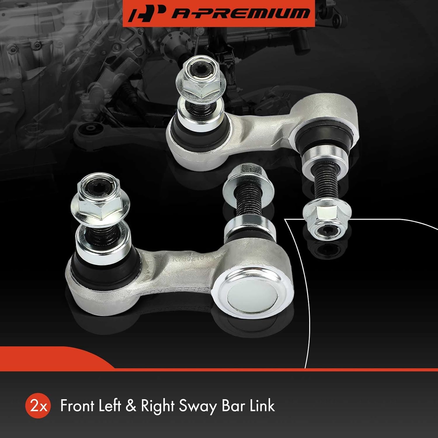 A-Premium 2 x Front Sway Bar Links Stabilizer Bar Links, Compatible with Infiniti - 2007-2022 - G25, G35, G37, Q50, M37, M56, EX35, EX37, Q40, Q60, Q70, Q70L, QX50, AWD Only