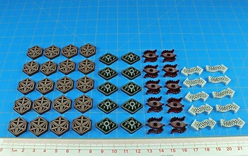 Miniatura 3 de Horror Juego de cartas, de la Aventura Token Set (50)