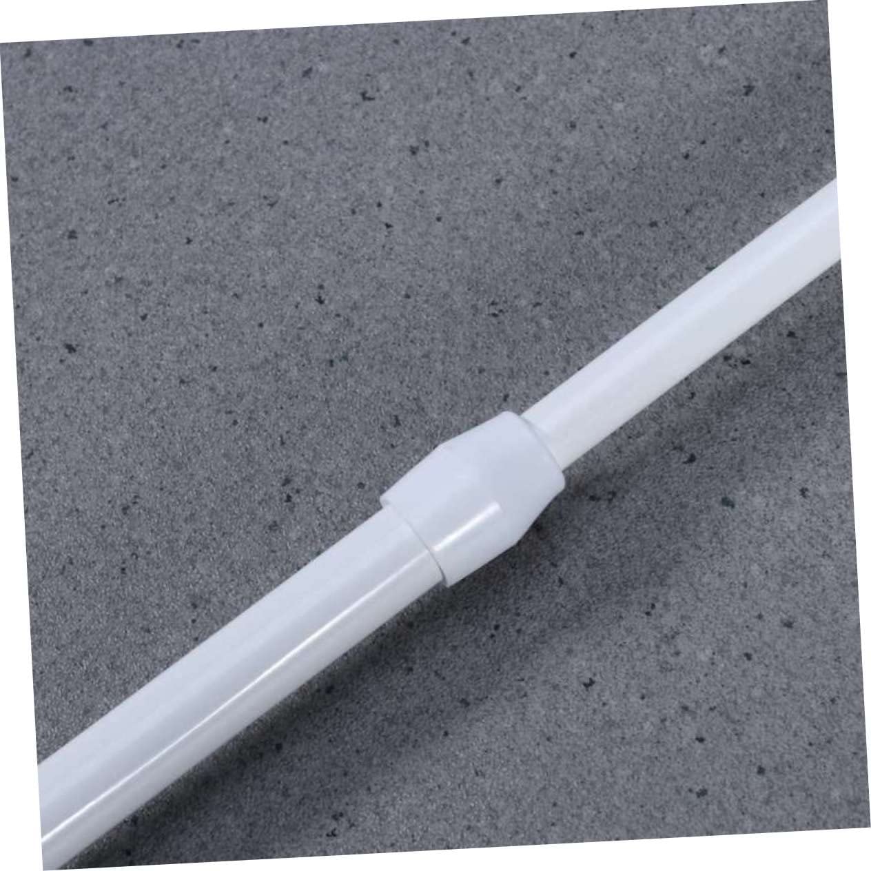 HOOTNEE Shower Rods Set of 2 Extendable Tension Rod 40-70 Inches High Elastic Spring Easy to Install No Tool Needed