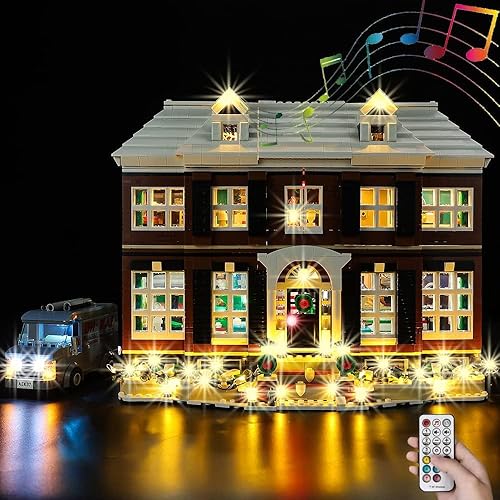 Kyglaring Kit de iluminación LED solamente, juego de luces diseñado para ideas solo en casa, juego de construcción exclusivo Lego 21330 - sin juego