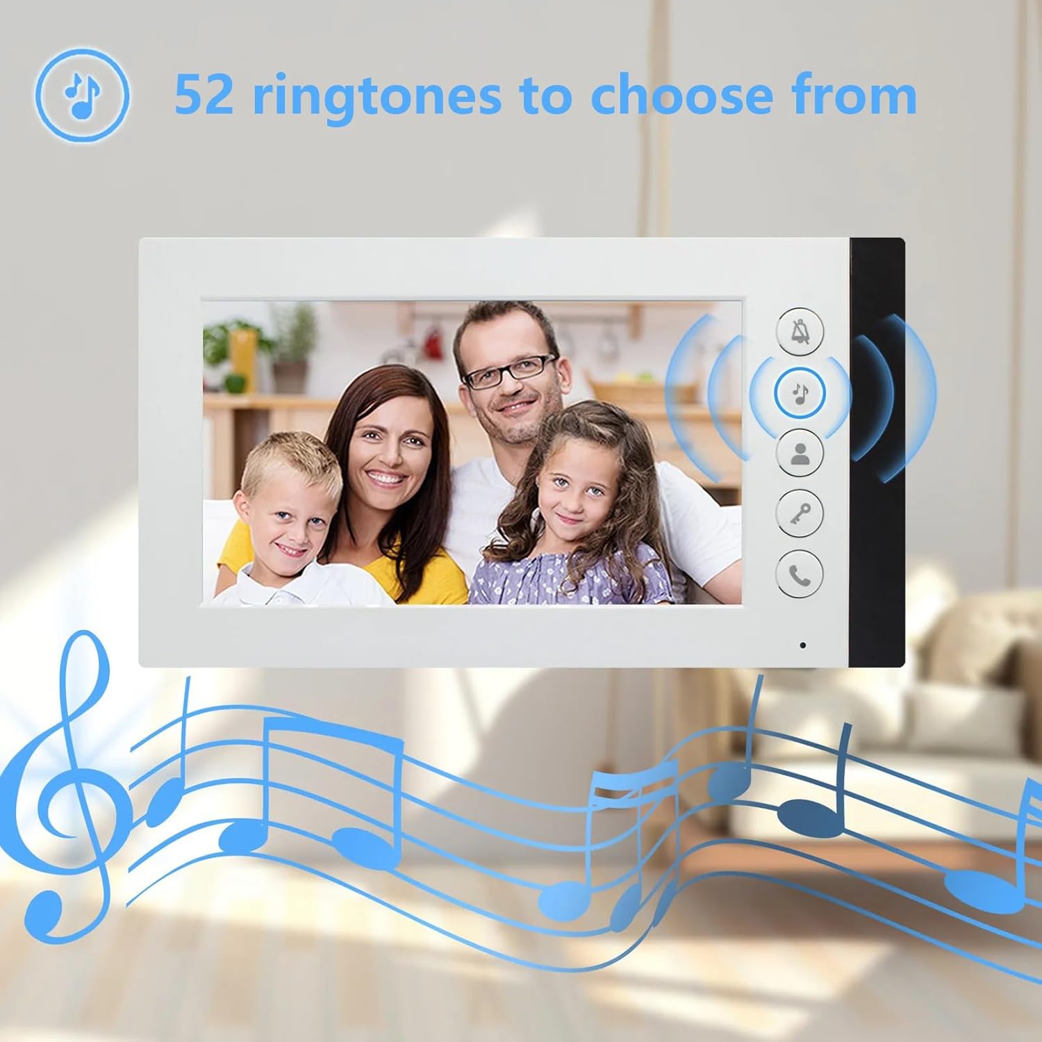Indoor monitor with ringtone selection