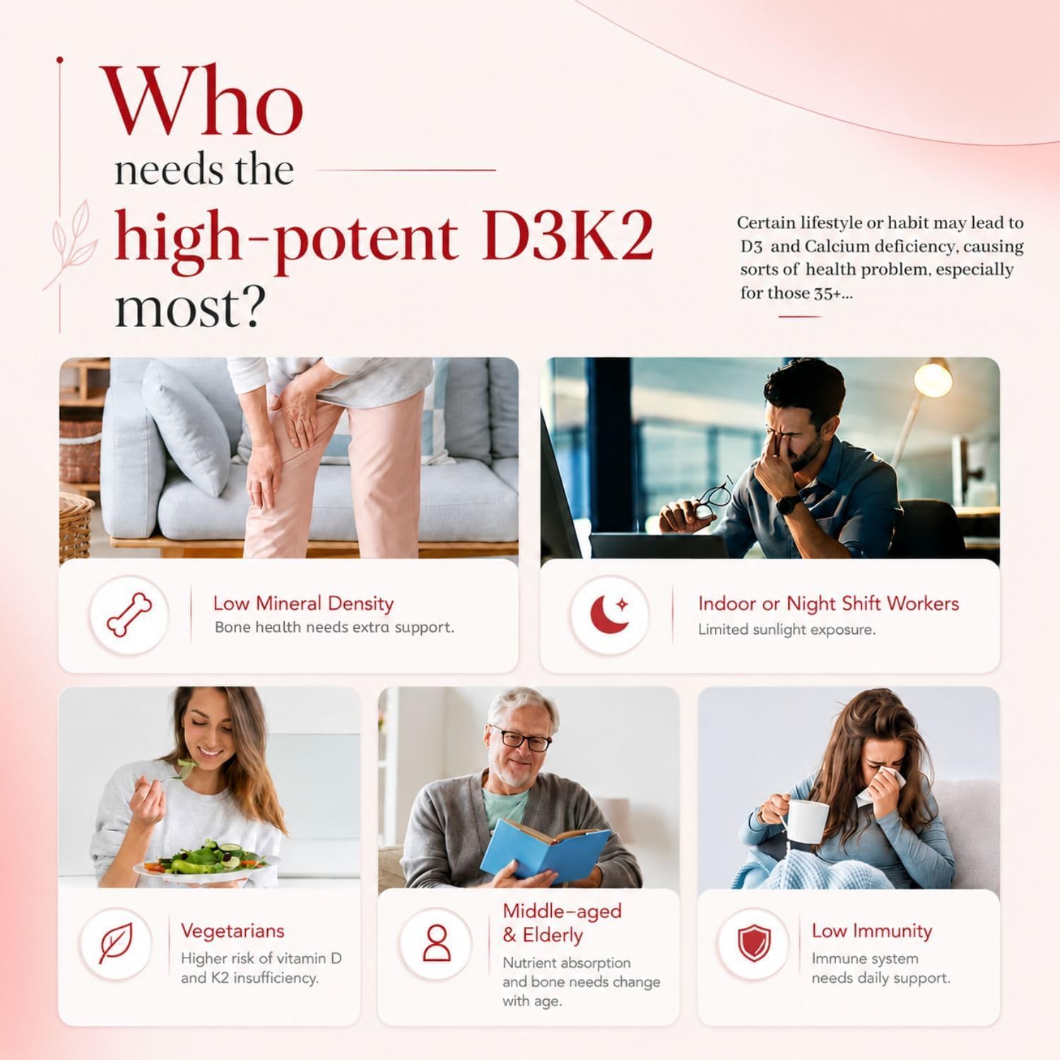 Vitamin D3 K2 Supplement Gummies for Adult, High Dose 9000 IU — Amazon image 5