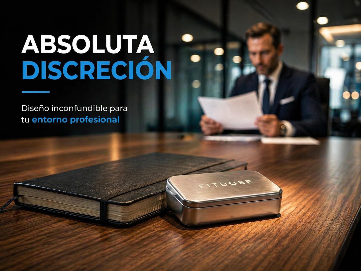 Pastillero Pequeño de Aluminio Macizo Premium – Organizador de Pastillas y Vitaminas Cero Plástico, con 3 Compartimentos y Cierre Magnético para Viaje