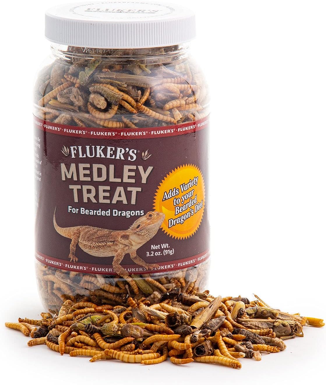Fluker’s Bearded Dragon Medley Treat Food, 3.2-Ounce (72023)