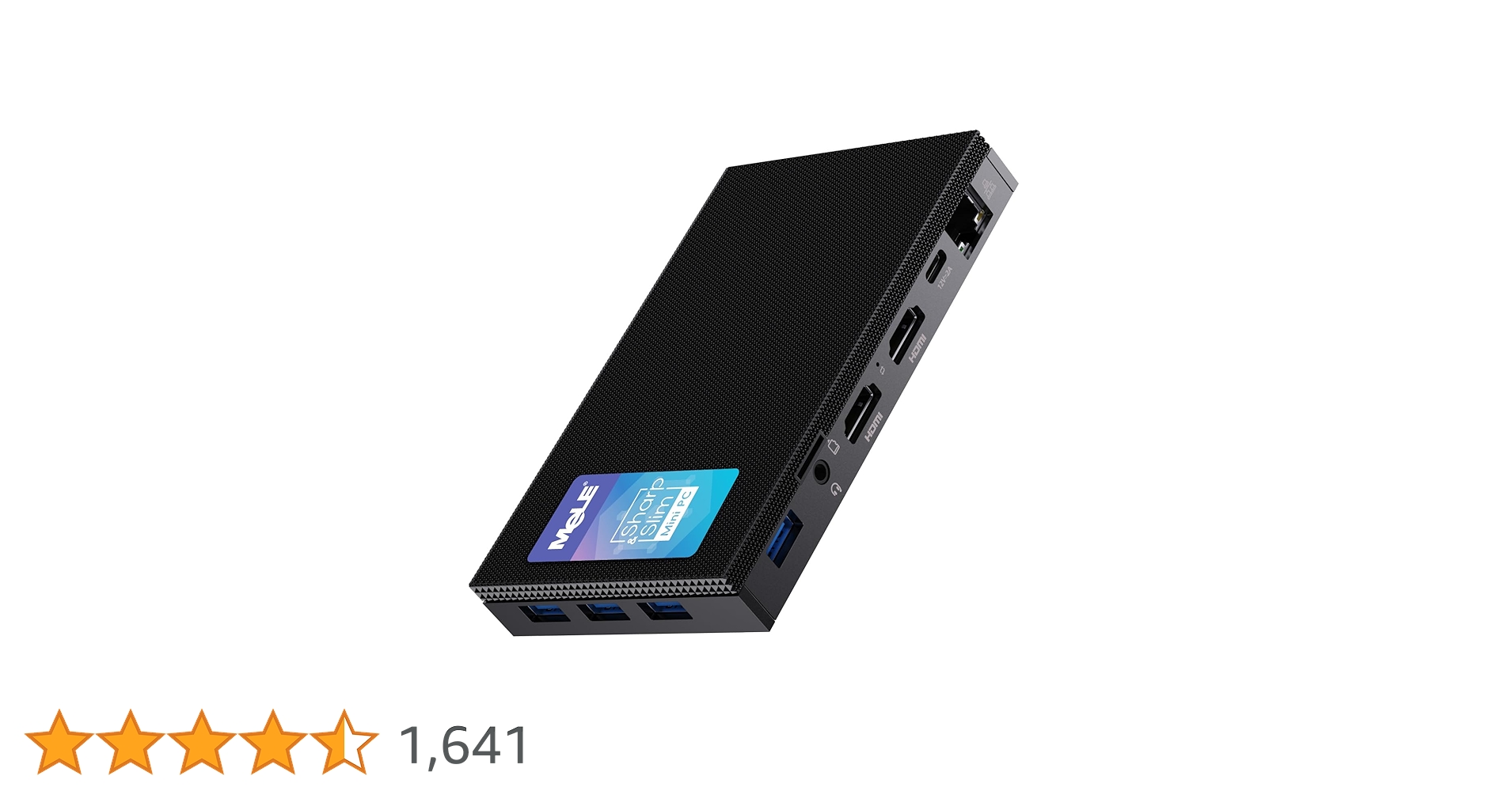 MeLE Quieter 2Q Fanless Mini PC, Celeron J4125 8GB 128GB