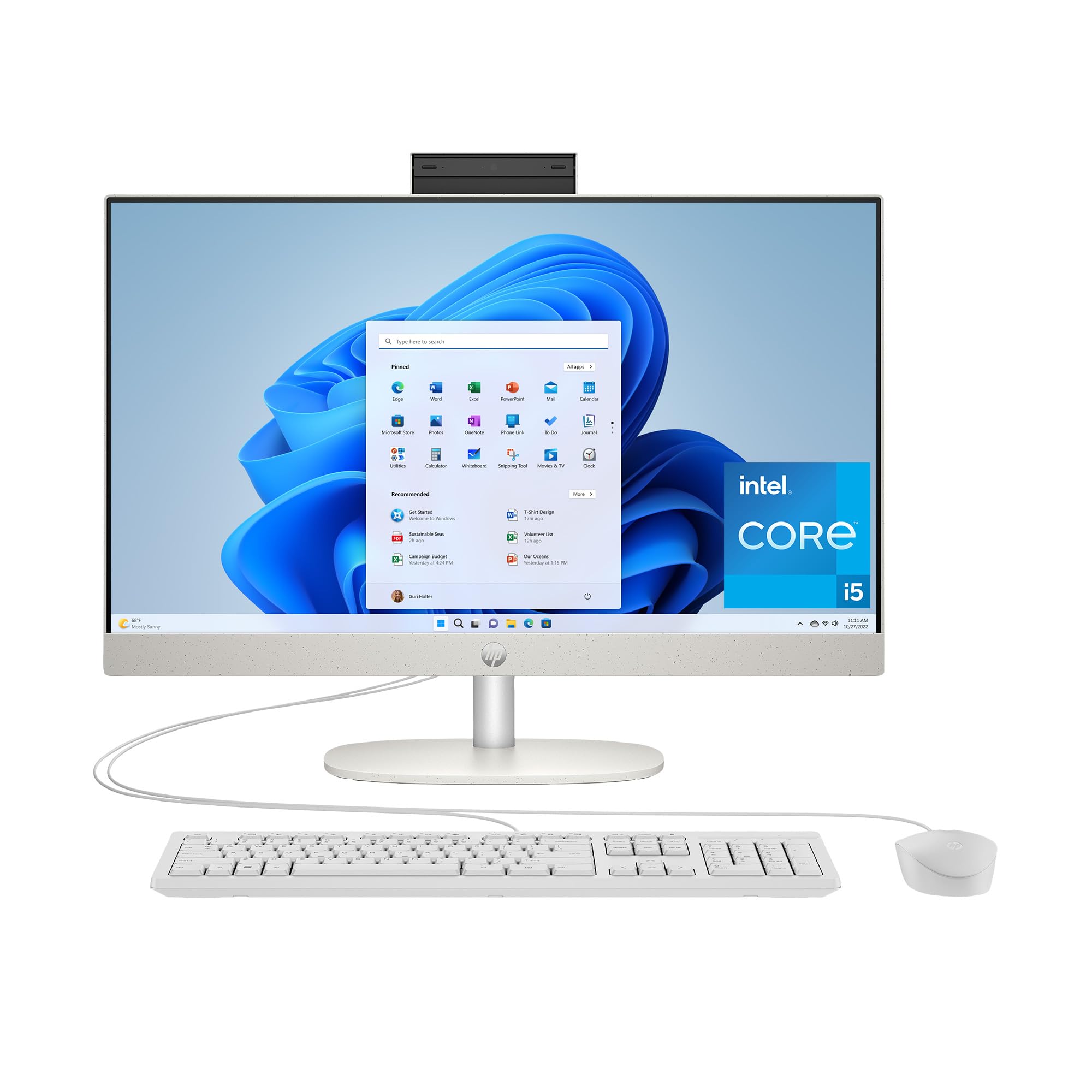 Amazon.com: HP 23.8 inch All-in-One Desktop PC, FHD Display