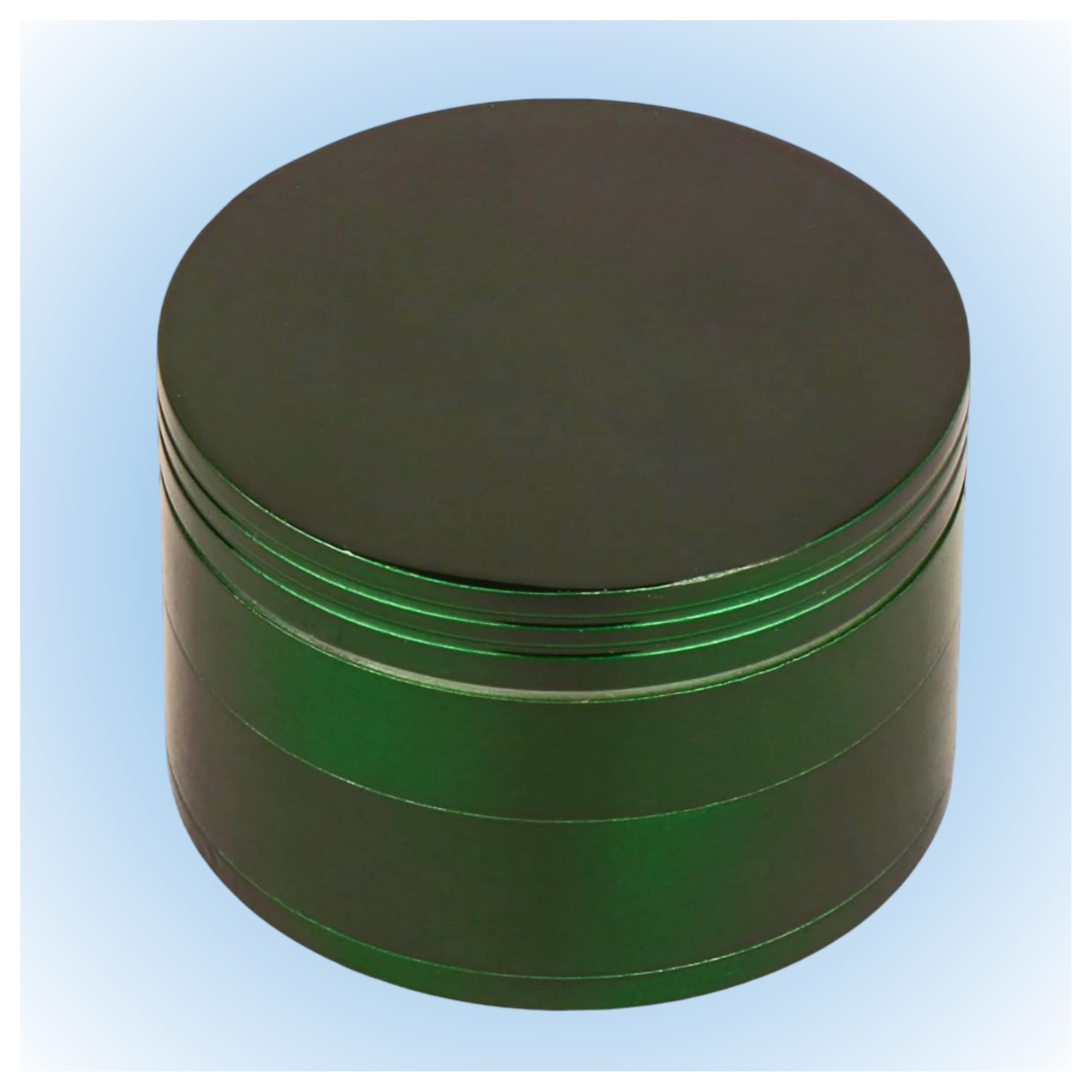 METIER Crusher 50mm Grinder Crushers Herb Grinder/herb Crusher Crusher for Grinding Herbs and Spices with Honey Dust Filter 4 Parts Size 50mm Bong Accessories Color Green Pack of 1