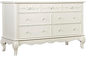 Evolur Aurora 7 Drawer Double Dresser: Enchanting and Practical Addition for Your Nursery