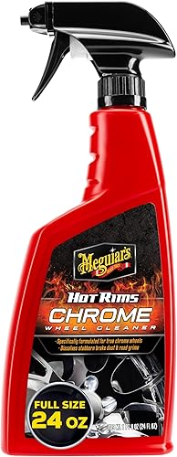 Meguiar G19124 Hot Rims - Limpiador de ruedas cromado, 24 onzas lĂquidas Meguiar G19124 Hot Rims - Limpiador de ruedas cromado, 24 onzas lĂquidas