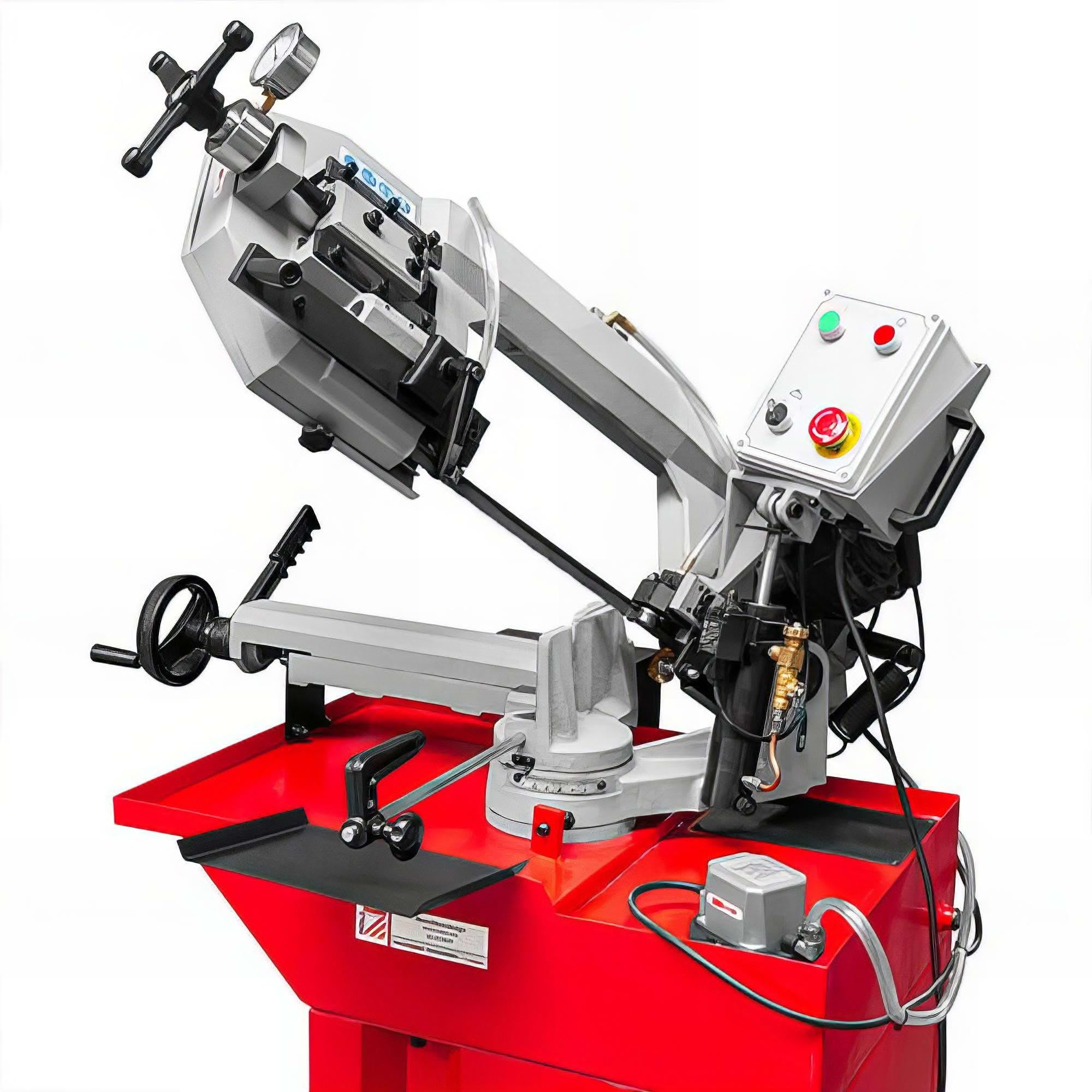 Scie à ruban métallique | HOLZMANN MASCHINEN | MODÈLE BS210TOP_230V * | MANOMÈTRE | DÉCONNEXION FINALE AUTOMATIQUE | CYLINDRE HYDRAULIQUE | ROULEMENTS À BILLE