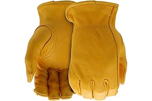 Premium Grain Deerskin Leather Gloves