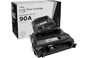 LD Compatible Toner Cartridge Replacement for HP 90A (Black)