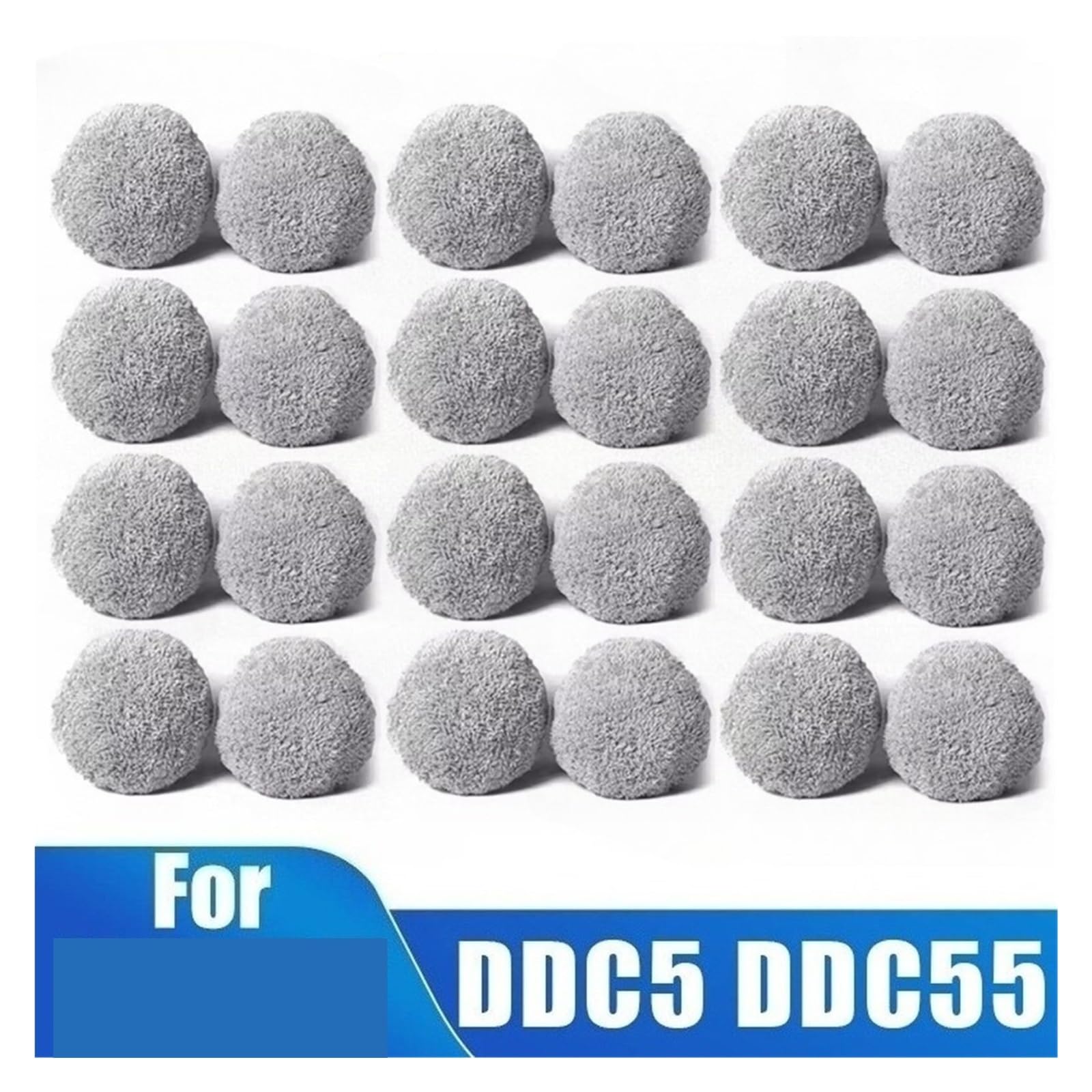 Panno universale for mop rotondi, compatibile con HUTT, panni for robot lavavetri DDC5 DDC55, kit di vestiti for la pulizia dei vetri(24PCS)