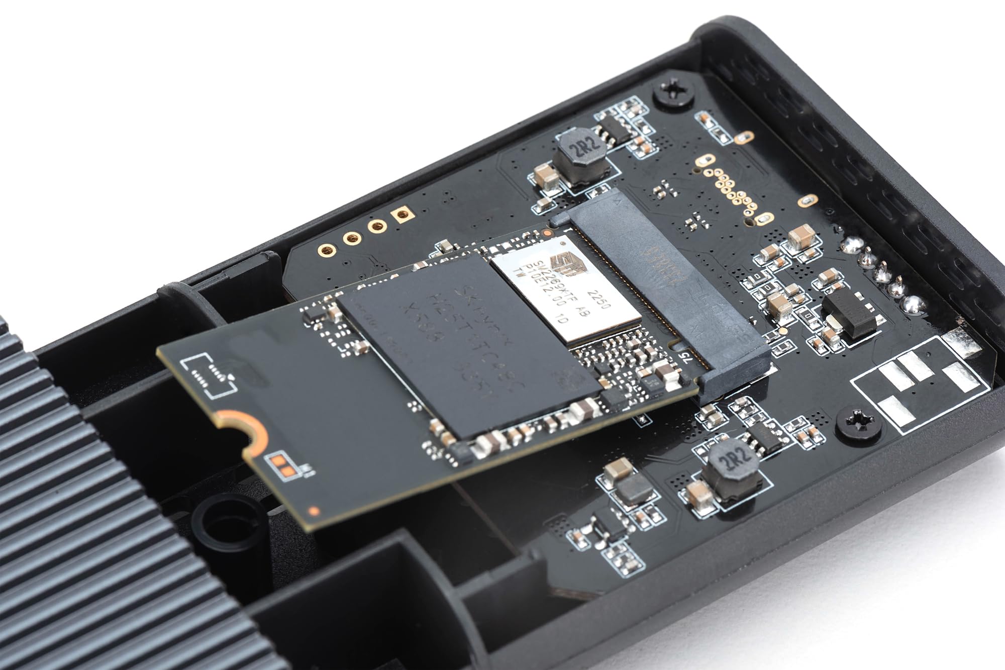 Custodia Per Disco Rigido Digitus Usb M.2, Ssd, Esterna, Nvme, 40 Gbps, Usb 4.0, Alluminio, Senza Attrezzi