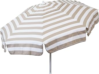 Heininger DestinationGear 6 Acrylic Striped Pole Umbrella