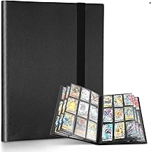 9-Pocket Trading Card Binder, 24 Pages Holding 432 Pockets, PU Trading Card Album Card Folder Card Binder Holder Album for MTG, TCG, Pokemon Yu-Gi-Oh, Basketball Sports Cards, Game Cards