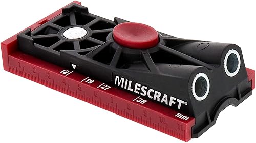 Miniatura 6 de Milescraft 7336 - Plantilla de bolsillo 200XCJ - Paquete de agujeros de bolsillo con plantilla de agujero de bolsillo de doble barril, plantilla de