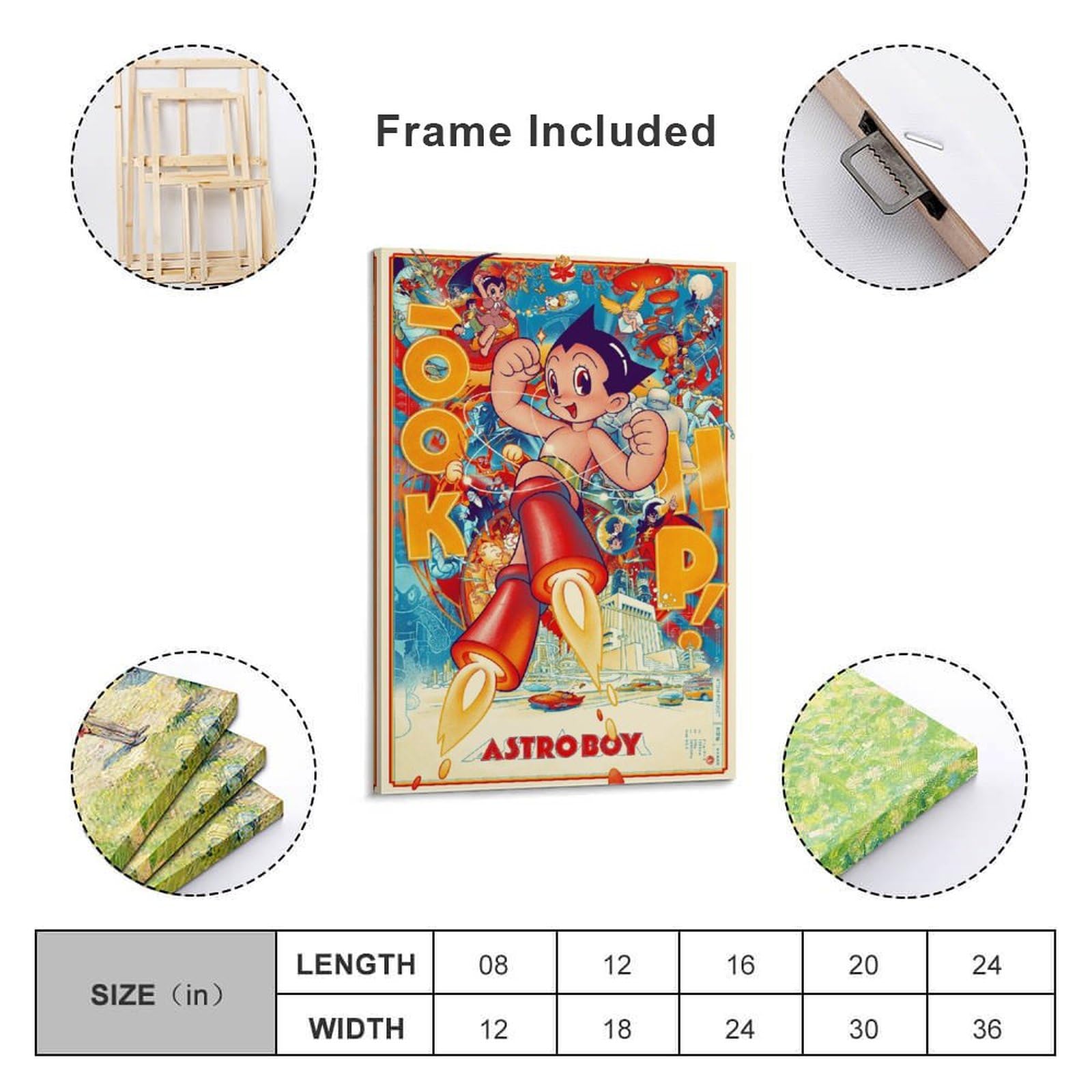 Amazon.co.jp: 鉄腕アトム 超クリア 漫画 ポスター (9) アートパネル