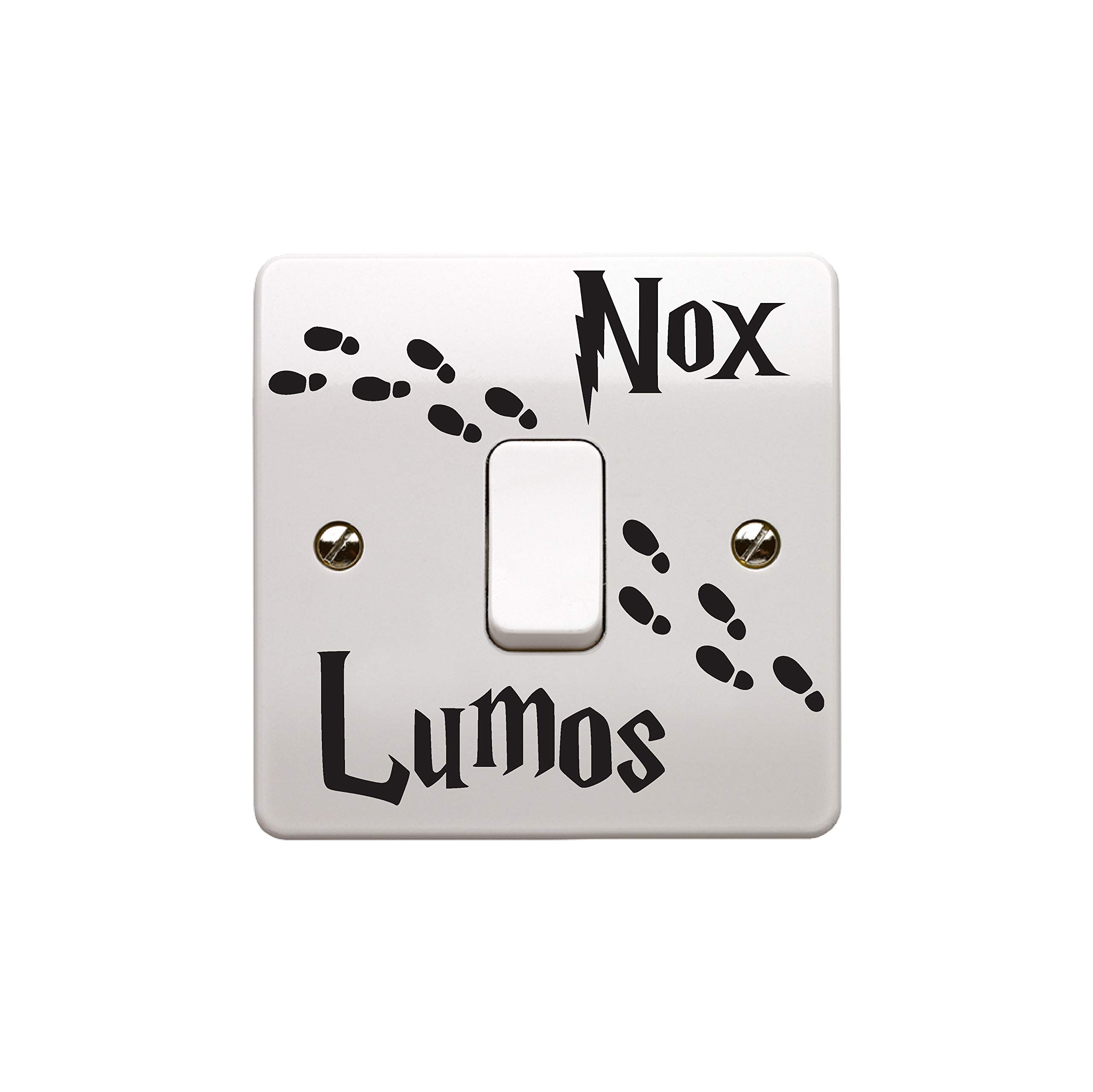 Lumos Nox Light Switch Vinyl Sticker Set Child Room Lightswitch Wall Art Gift Decal