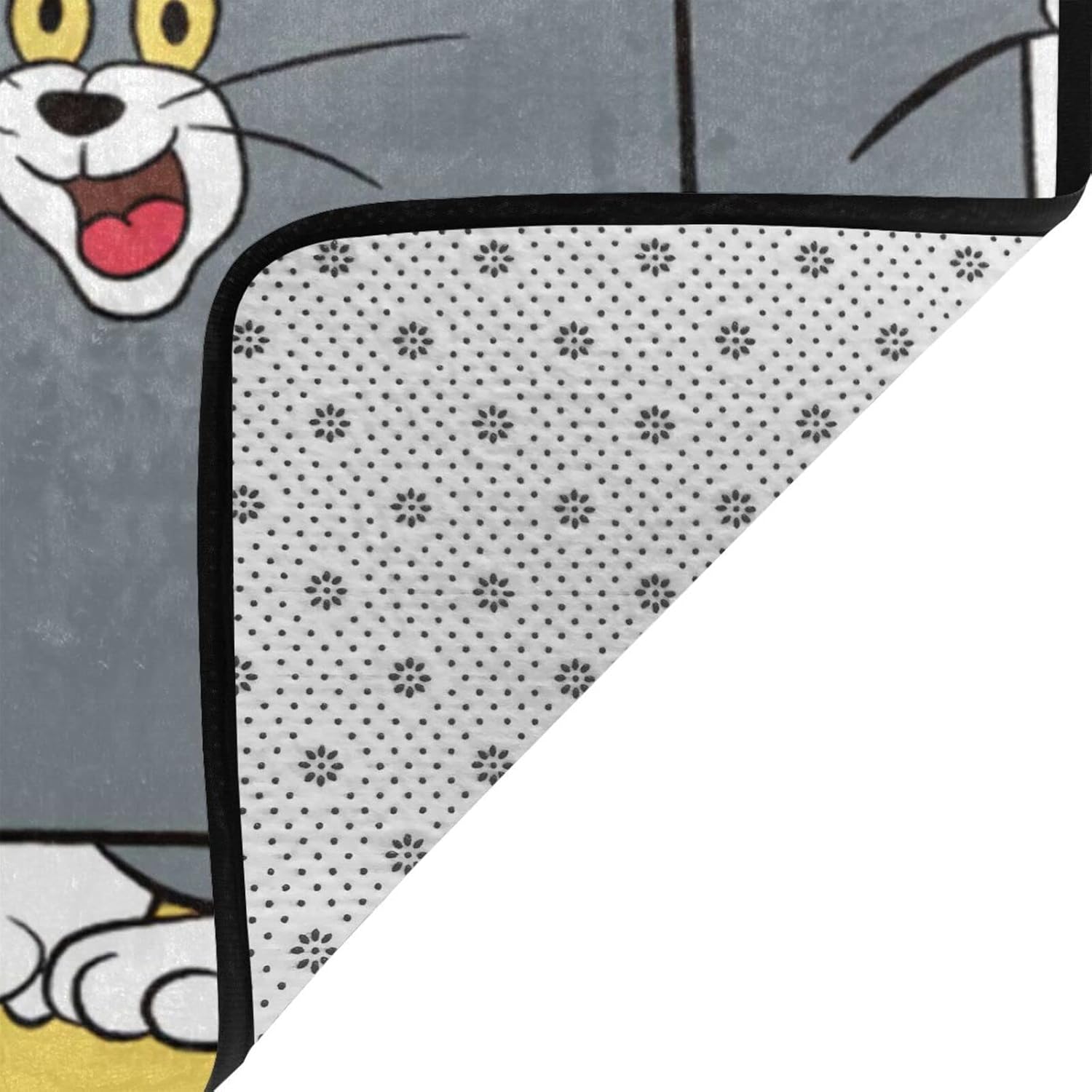 トムとジェリー カーペット 長方形 玄関マット 屋外 室内 四季通用 滑り止め マット シンプル フランネルラグ 防ダニ 抗菌 防臭