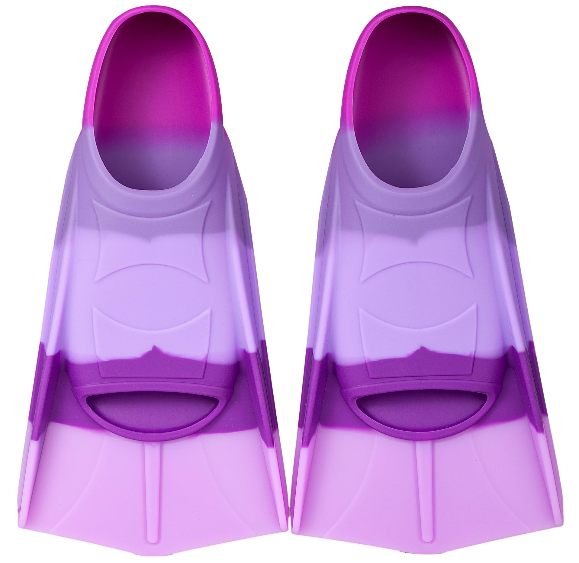 Azuunye Kids Swim Fins,Children Flippers Swimming Training Fins,100% Silicone Short Fins for Lap Diving Pool for Girls Boys Medium โ image 1