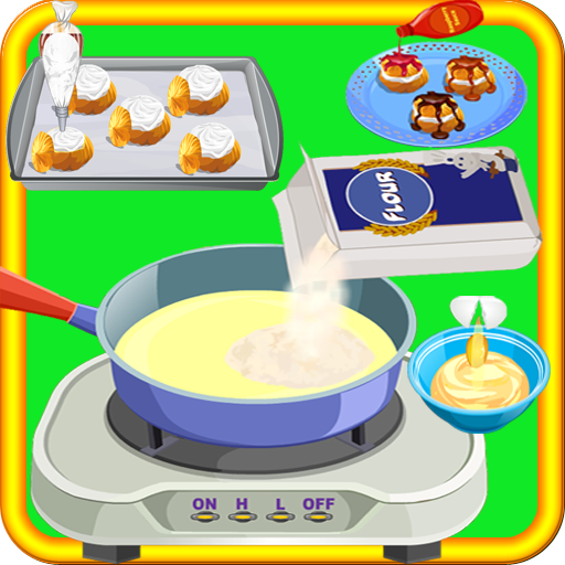 gâteau de jeux de cuisine