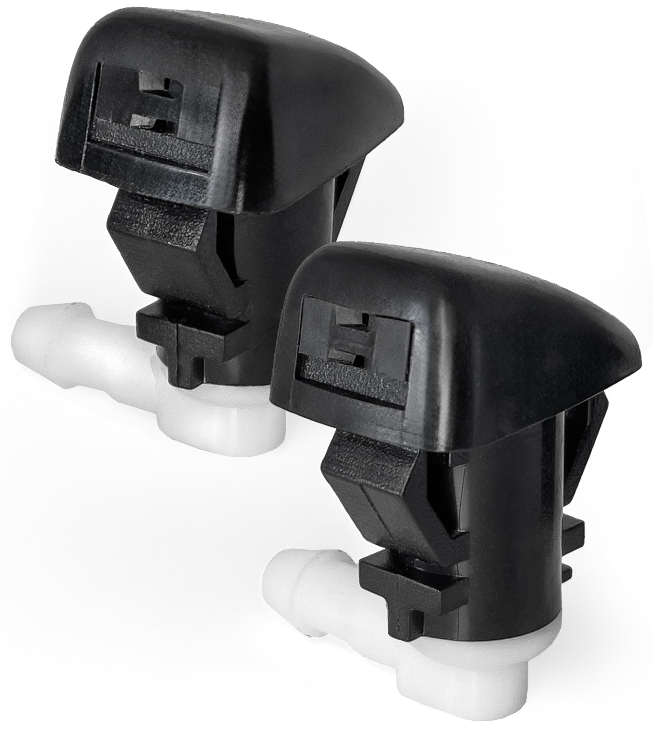 Windshield Washer Nozzles compatible with Dodge Dart 2012-2016, Chrysler 200 2015-2017, Chevy Colorado 2015-2022, GMC Canyon – Front Wiper spray jet kit replaces 68081370AB, 2-pcs