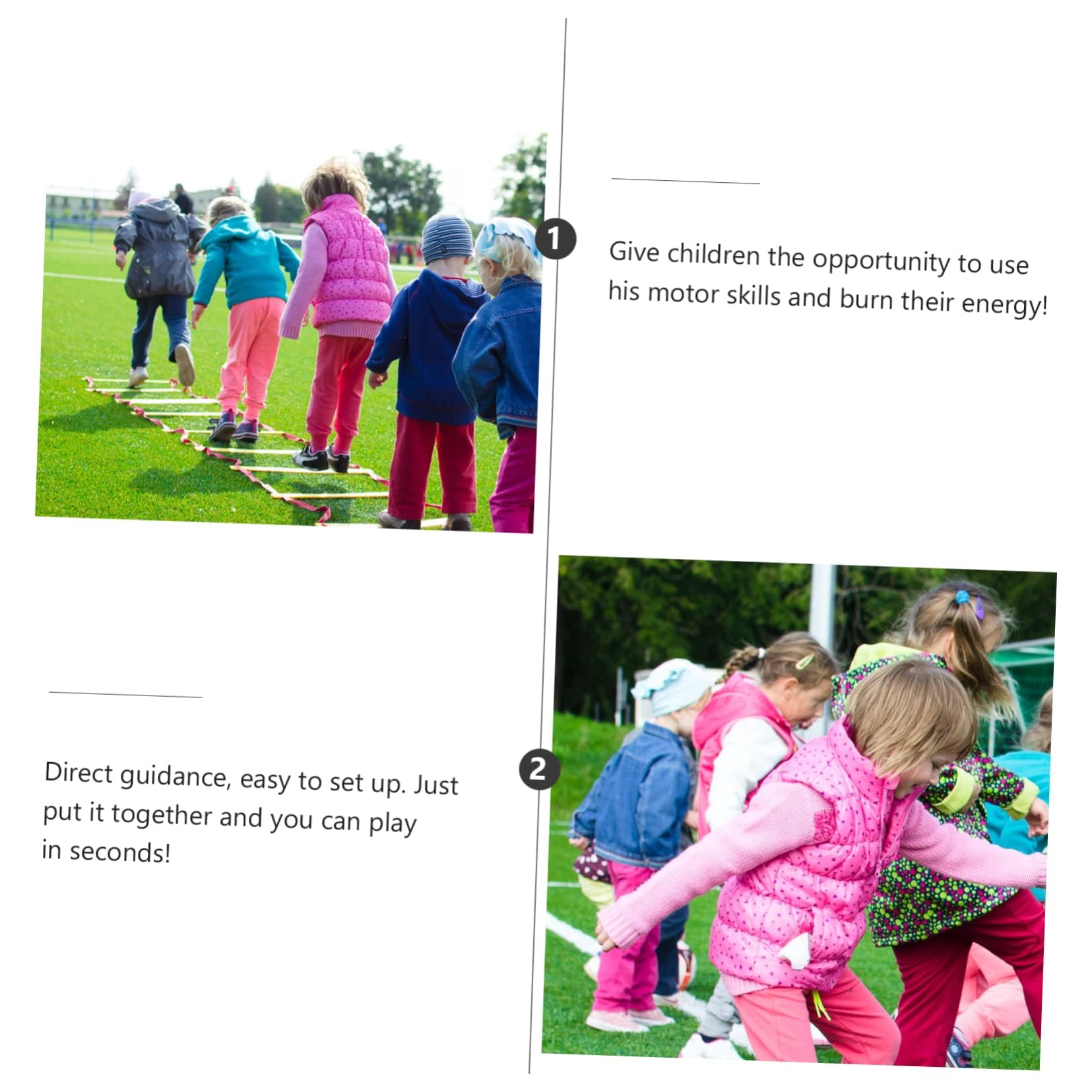 KESYOO Plastic Squares Ring and Girls' Active Entertainment Multi-Plastic Rings Outdoor/Indoor Family Fun