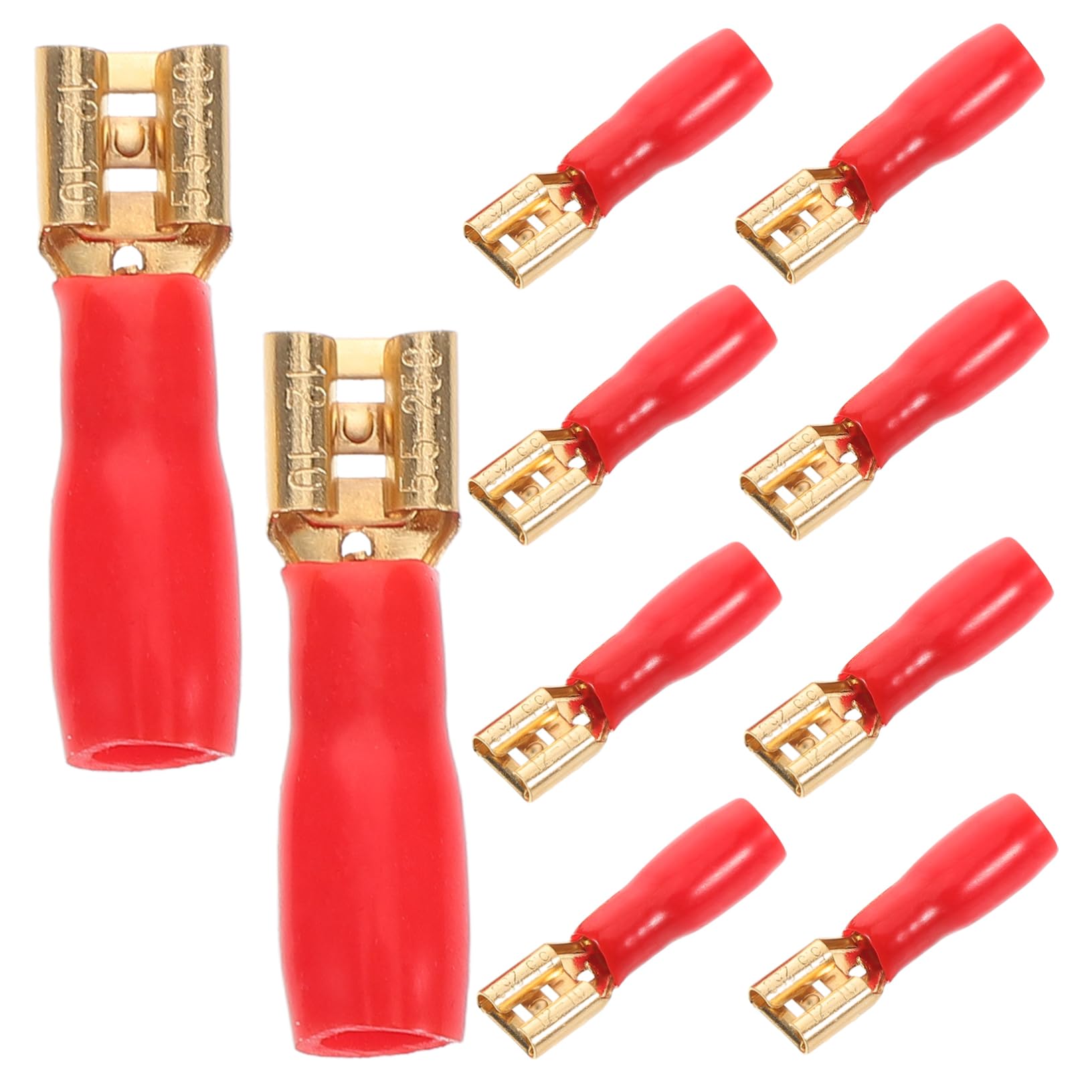 SOLUSTRE Car Audio Electrical Connectors Pure Copper Diy Spade Terminals Marine Automotive Diy Projects