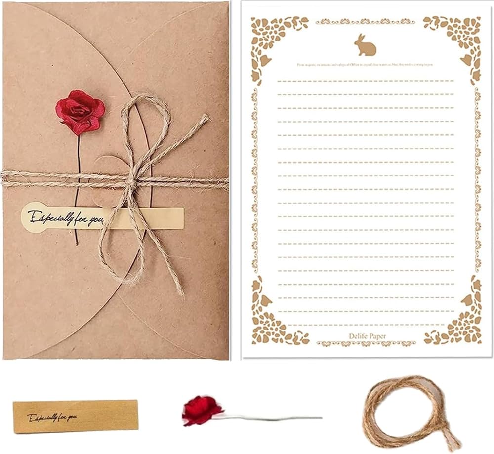 Amazon.co.jp: aninako 【封筒10枚+便箋10枚】 手紙セット レター