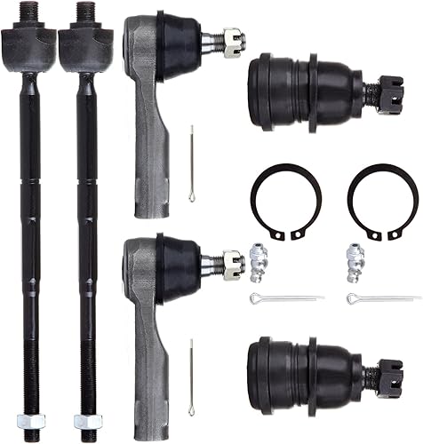 SCITOO Kit de suspensión delantera de 6 piezas de repuesto para Nissan 200SX 1995-1999 para Nissan 200SX 1995-1999 para Nissan Sentra