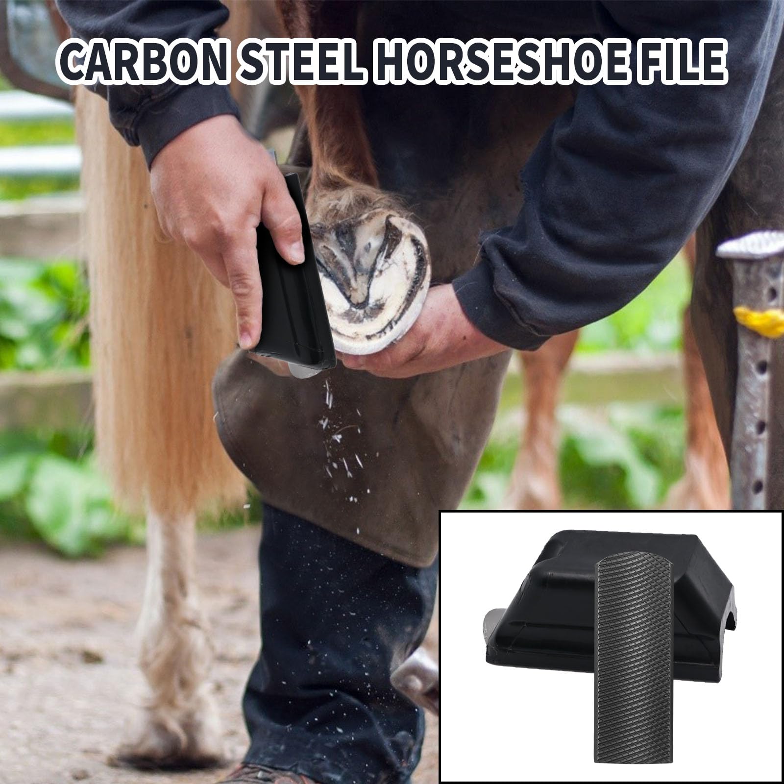 Snapklik.com : LIDSCURA Farrier Rasp File Hoof Trimming Tool
