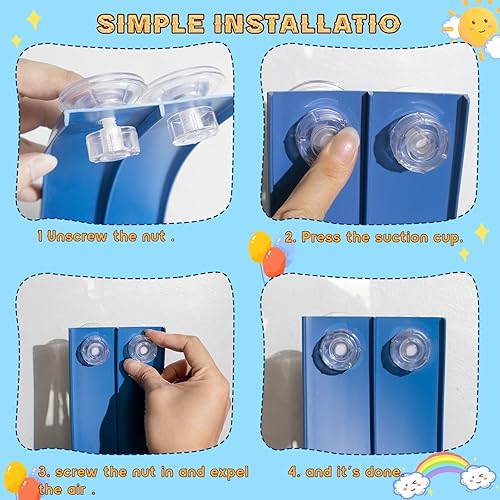 Miniatura 4 de Flex Track - Juego de iniciación de 15 pies, pista de rampa flexible para autos de carreras para edades de 3 años en adelante con ventosas,