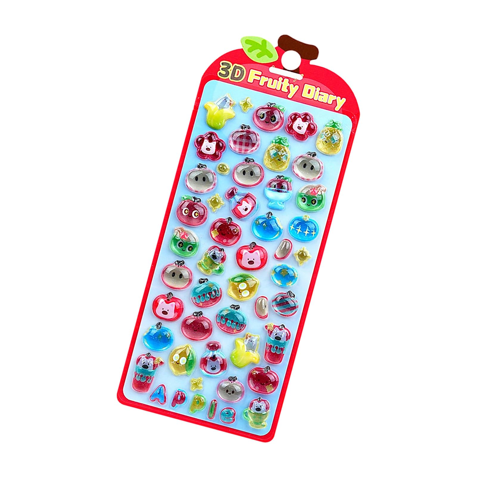 Puffier Sticker Sheets Adorable Small for Adults Tiny for Phone Notebook Adorable Tiny Sticker for Scrapbooks