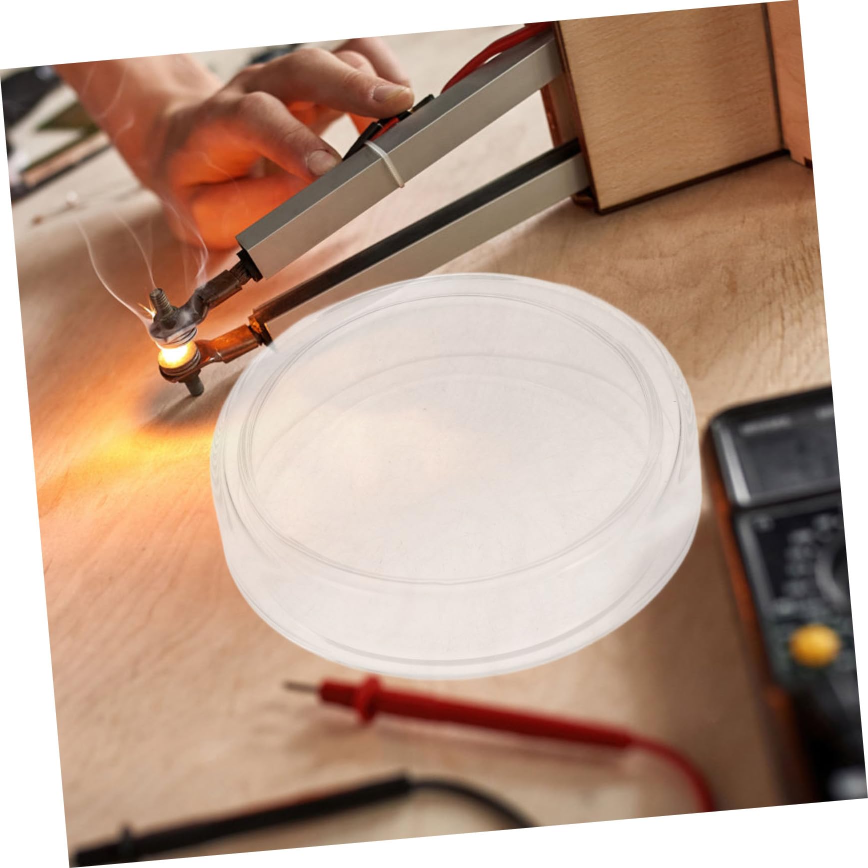Baluue 6stücke Petrischalen Labor-petrischale mit Deckel Transparente Zell Petrischalen Hitzebeständiges Glas für Labor und Chemie-einsatz Wiederverwendbar und Robust für Experimente
