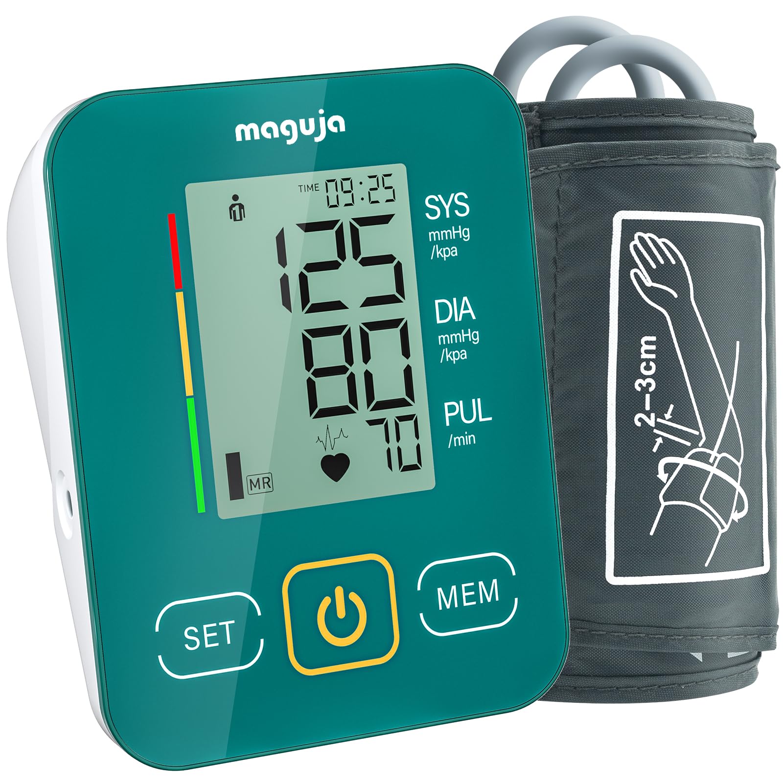 Arm Blood Pressure Monitor,maguja Blood Pressure Machine,BP Monitor Automatic Upper Arm Digital with Blood Pressure Cuff for Home Use