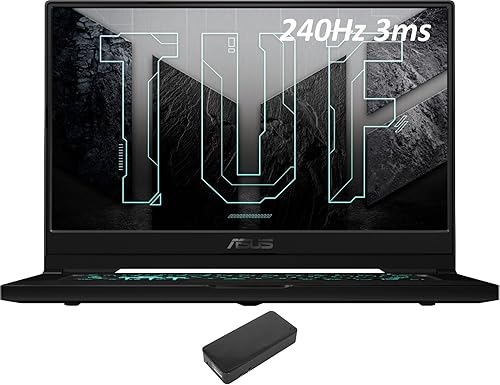 ASUS TUF Dash 15 - Laptop para juegos y entretenimiento (Intel i7-11370H de 4 núcleos, 24 GB de RAM, 2 x 2 TB PCIe SSD RAID 0 (4 TB), RTX 3070, 15.6