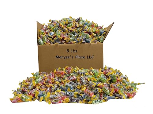 Jolly Rancher - Caramelos duros a granel, 5 libras, variedad surtida, dulces duros envueltos individualmente para celebrar el 4 de julio,