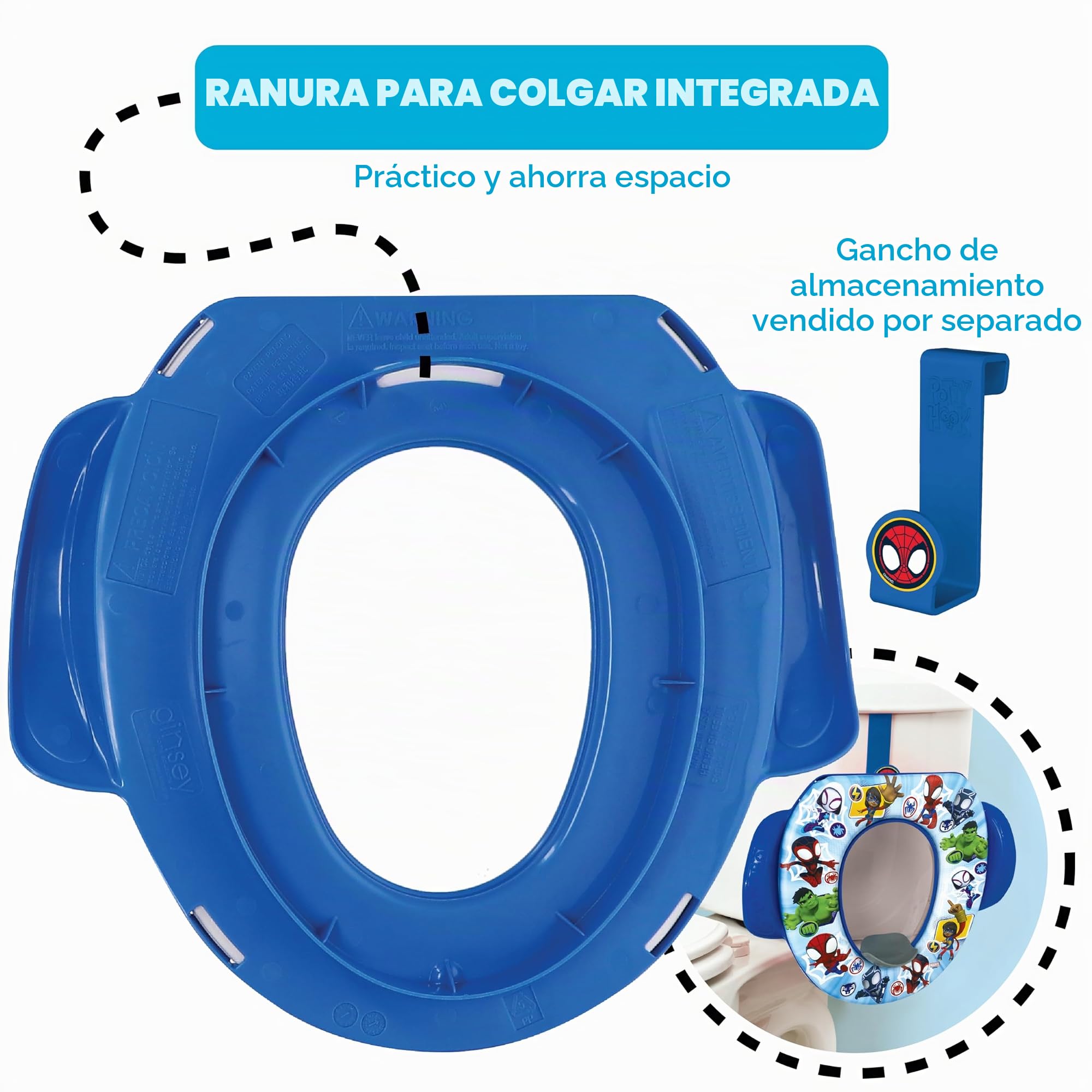 Spidey and His Amazing Friends Team Up - Asiento de entrenamiento para ir al baño