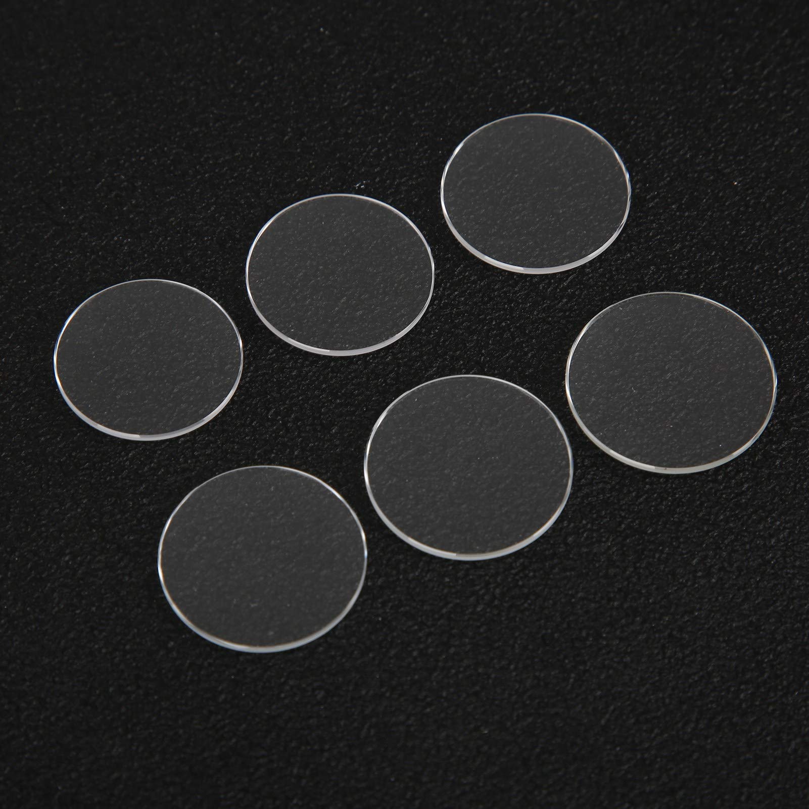 6 szt. 22,5 mm-25 mm szafirowe szkło zegarkowe z podwójną kopułą - obiektyw do naprawy zegarków