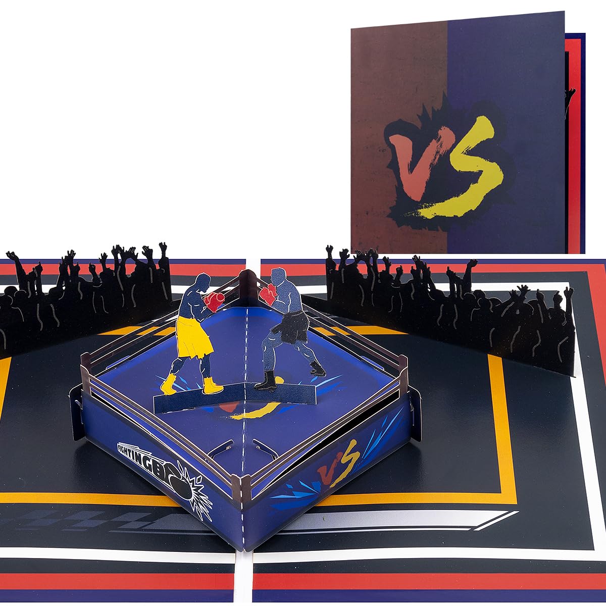 CNLITIHEKA Boxing Pop Up Cards for Men, 3D Birthday Cards for Dad, for Boxing enthusiasts, or Boxer, Includes Envelope. — image 1