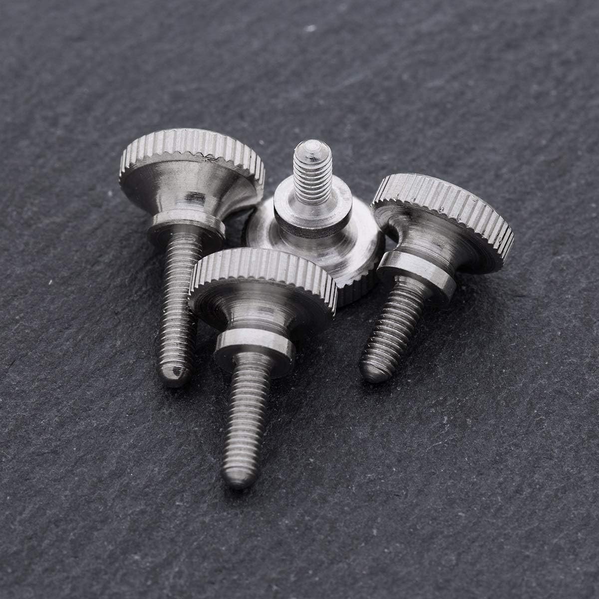 security screws，screws， M3 M4 M5 M6 M8 M10 304 Stainless Steel Flat Head Knurled Thumb Screw Hand Tighten Computer Screws (Length : 6mm, Size : M3 (5Pcs)) (Color : 5mm, Size : M3 (5 (Color : 5mm, Size