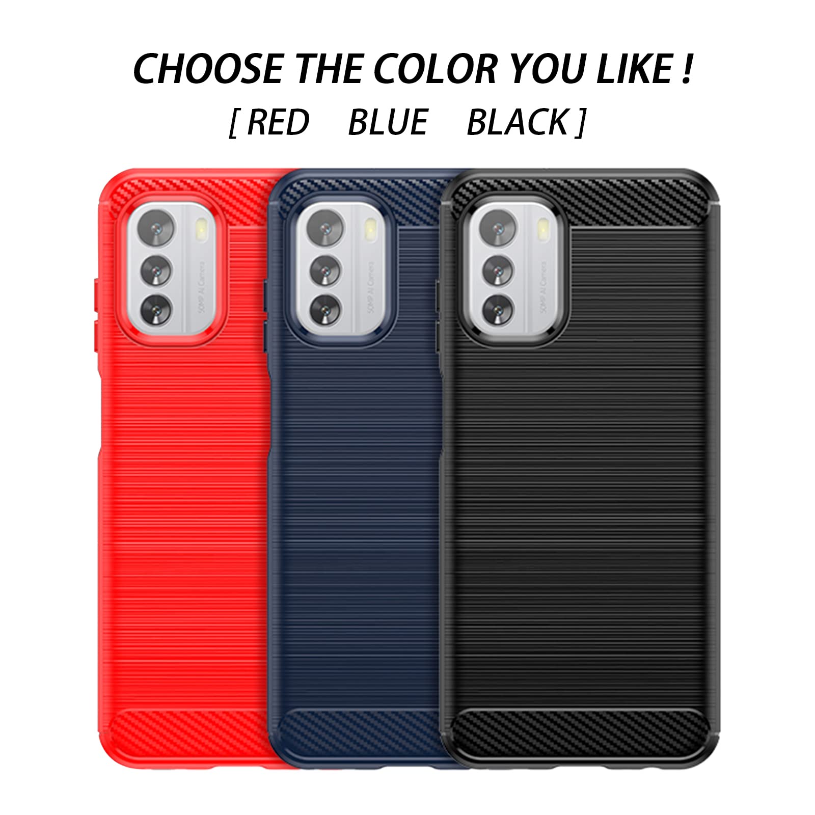 SCL Carbon Fiber Hülle Für Nokia X30 – Stoßfest, Kratzfest, Mit Präzisen Ausschnitten, In Rot