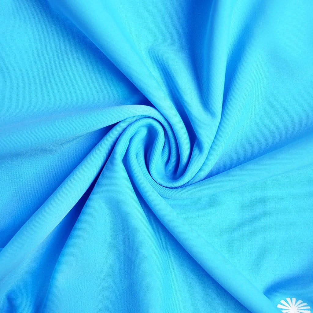 Girls Two Piece Swimsuit Long Sleeve Floral Bathing Suit UPF 50+ Summer Beach Swimwear