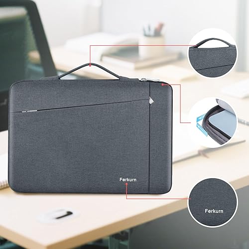 Miniatura 6 de Ferkurn Funda para laptop de 14 a 15.6 pulgadas para laptop Dell Inspiron 15 XPSSurface 42021 MacBook Pro 16 15Asus HP Pavilion Envy, Lenovo Yoga