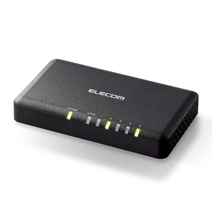 Amazon | エレコム スイッチングハブ ギガビット対応 5ポート