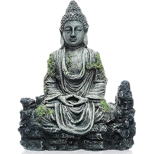 Kizzy Pets Aquarium Decoration Buddha Statue 9 Inch