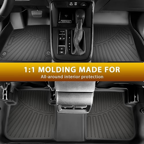 Vista 274 de Powerty Alfombras resistentes para BMW X3 2018 a 2024 y BMW X4 2019 a 2024, a medida para accesorios de X3 y X4, de elastómero termoplástico 3D