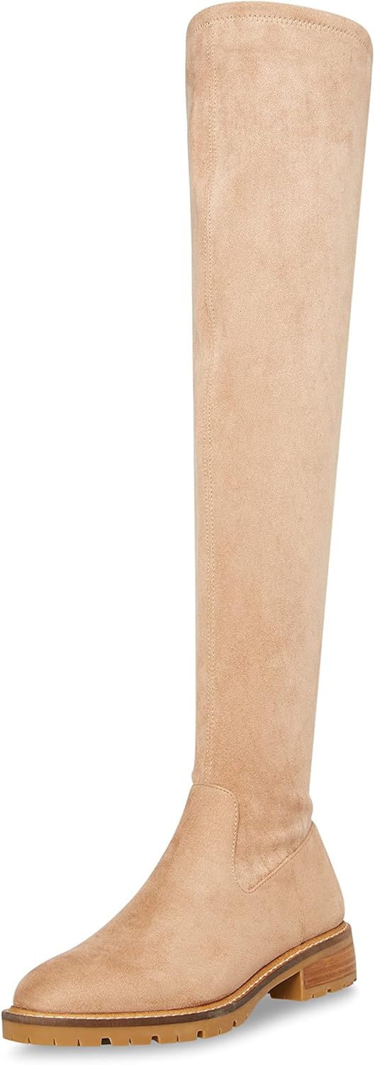 Steve Madden Women's Lizbeth Fashion Boot, Taupe, 6