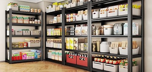 Miniatura 2 de Estantería de metal de 72 pulgadas de alto x 36 pulgadas de ancho, estantes de almacenamiento de metal ajustables resistentes, capacidad de 3000